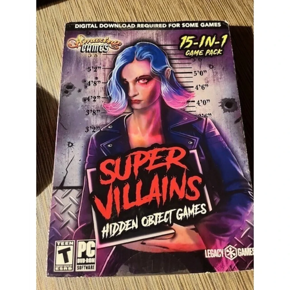 Super Villains Hidden‎ Object Game PC Game New